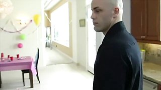 Beautiful brunette with round ass Cassidy Morgan screwed by big cock