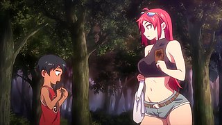 Voluptuous amateur explores sensual hentai action with her massive assets