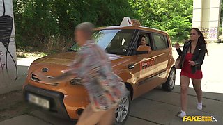 Jennifer Mendez’s Wild Threesome in Driving School