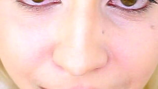 18 year old amateur teen Ivonna Winter no hands cum swallow blowjbo