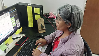 Do you like it when I suck your cock while I work?