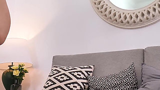 Big Preggo Belly MILF Stretching Her Flexi Body