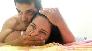 Girlfriend Wanting to Fuck Hard in White Lingerie