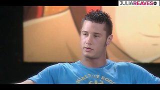 Sexy girl bends over while being fucked by a massive cock