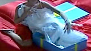 Young Blonde Bride in Venice - First Anal by Her Husband