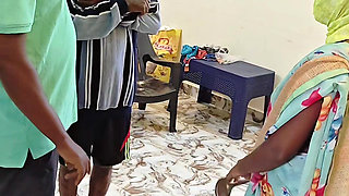 A Teacher Fucked by StepFather and Stepson