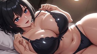 Reina JOI: Big Tit Anime Girl Banana Tease & Hard Dildo Ride