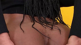 My Butt Hole Is so Tight! Putting a Gape in My Brown Booty Sphincter, Aggressive Fingering and Wink Half Naked with Panties Down