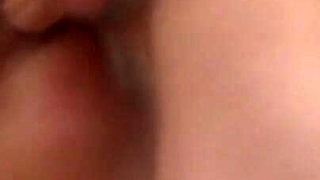 Threesome action with sexy brunette babe