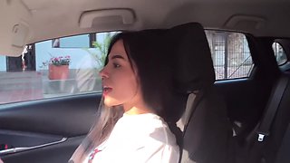 She wasn't expecting assistance while masturbating in her car