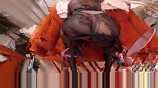 Golden Goddess Unleashes Punishment on Omgiana's Craving Bottom