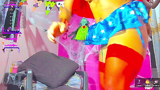 Happy Halloween Wonder Woman Love Ur Dick Very Exotic Deep in My Pussy All Time Until Squirt Alot Beautiful Dadd