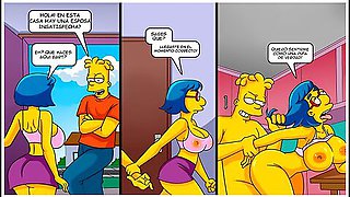 The Simpsons: Bart Fucks His Best Friend Milhouses Mother [eng Sub] With Sexo Duro, Car Toon And Tetas Grandes
