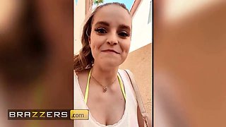 Brazzers - passionate Codi Vore pushes her luck during a courageous outdoor content shoot