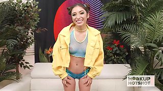 Tiny Amber Summer Gets Fucked In The Throat & Pussy By Nade Nasty!