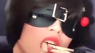 Mz04 - Orgasm Training with Pantyhose and Red Rope Binding