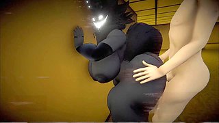 Big tits, porn game gameplay, malo