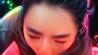 Real Life Anime GF Sucks Bwc - POV Blowjob with Oral Creampie