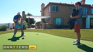 Luna Star Cheats on Husband with Golf Coach - Anal Sex & Creampie in Brazzers Scene