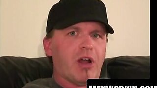 Pierced amateur thumbs his rump while milking enormous dinky