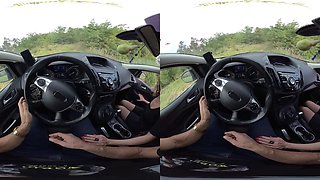 Amateur Brunette's Wild Public Passion in Uniform