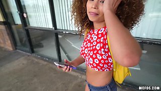 Cecilia Lion's Natural Allure Shines in Public Temptation