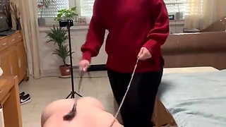 DomLadyMia-SlaveOfM Red Stripes for the Slave Part 1