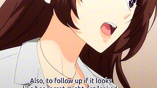 Anime MILF gets on all fours and begs for deep pounding
