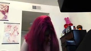 Redhead Webcam Double Penetration with Sex Toy