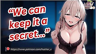 Step Sister Sneaks Into Your Bed And Wants You [touching] [teasing] [french Kissing] With Erotic Audio