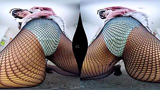 Close-Up Pantyhose & Foot Fetish VR - MAX-A