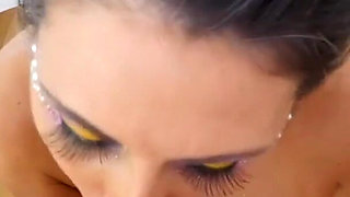 Brunette MILF Makayla Cox POV Blowjob and Cum Swallow