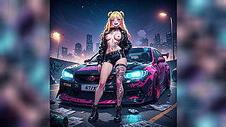Gol Anime Hot Cars and Hot Girls