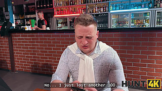 HUNT4K. Fuck me hard until this bastard is on his phone