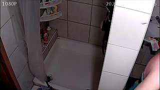 Caught in the Shower Masturbating