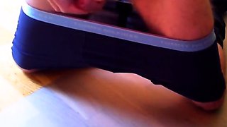 Skinny Twink Masturbates to Two Climaxes