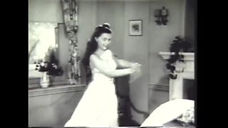 Brunette MILF Vintage Striptease - Naked Dancer Stripping Solo HD