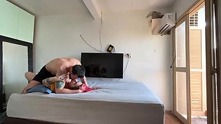 Neighbor Watches Camila Vegas Anal Fuck and Sloppy Blowjob Homemade
