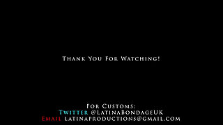 Beautiful Latina Tape Bound and Tape Wrap Gagged for Your Pleasure! (1080p Fhd) *discounted!*