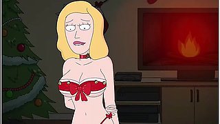 Car Toon And Rick Morty - Rick And Morty - A Way Back Home - Sex Scene Only - Part 62 Beth In Sexy Xmas Costume By Loveskysanx