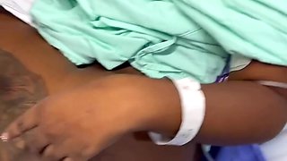 Plumpish Buxom Phat-assed Ebony Babe Enjoys Doctor's BBC In the Ward