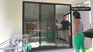 “im Coming Afterward Today, I Love You” - Hotwife Housemaid Pulverizes the Manager