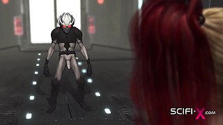 Scifi x action with sneaky nymphet from Scifi-X