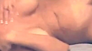 Beautiful Blonde Plays with Dildo and Vibrator and Makes a Big Cock Cum