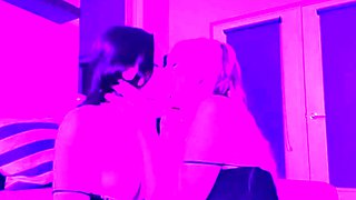 Spxrklybrat - Shemales Kissing And Sucking on Nipples