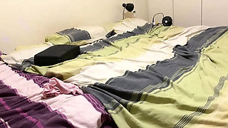 Nervous Amateur Wife Masturbates With Dildo In Window - Homemade Solo