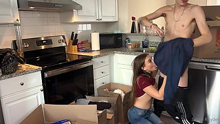 Lovemaking With Delicious Big-bosomed Teenager - Ejaculate