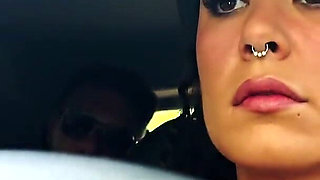 Italian Girl Ass Fucked and Slapped and Spat in the Trunk of the Car!
