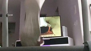 Red hot teen Paula Shy strips her lingerie and masturbates