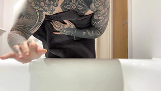 Stroke Over My Used Towel